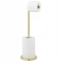 Stojący uchwyt na papier 2w1, złoty, WENKO