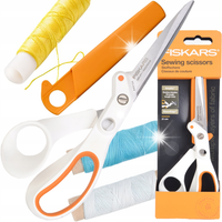 FISKARS Amplify Nożyczki do szycia 21 cm krawieckie do grubych materiałów