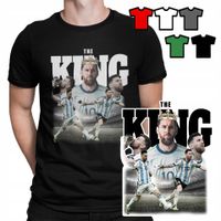 KOSZULKA T-SHIRT MĘSKI WZORY WYBÓR - Lionel Messi PIŁKARZ PIŁKA - XS
