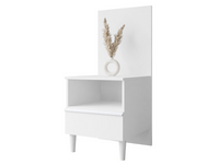 Stolik Nocny 47 cm Biały Mat Do Łóżek EKONOM / LUXIM / STAND - 4 kolory