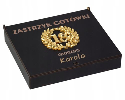 Pudełko Zastrzyk Gotówki Prezent na 18 Urodziny na Arena.pl