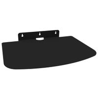 Solidna metalowa półka organizer na ścianę ścienna wisząca regał loft czarn