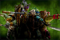 Puzzle Żółwie Ninja