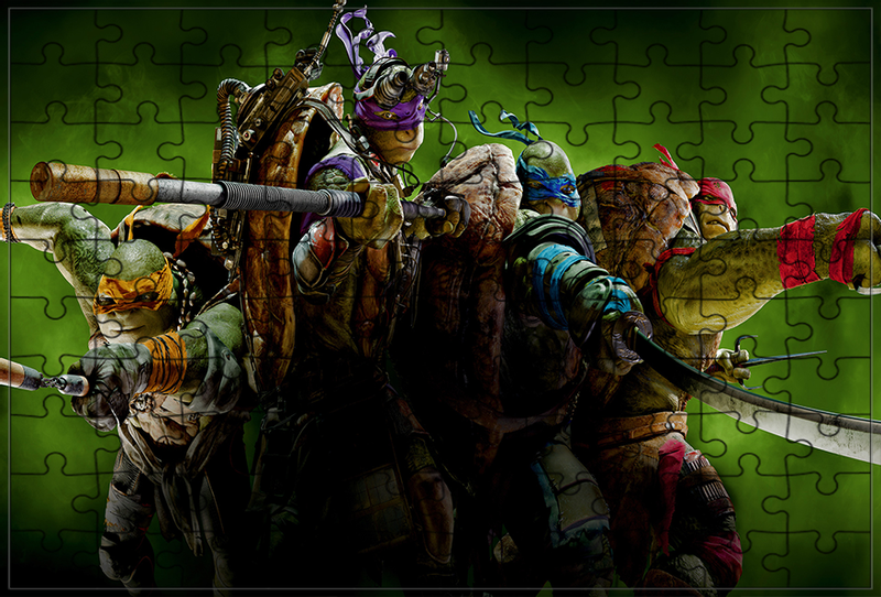 Puzzle Żółwie Ninja zdjęcie 1