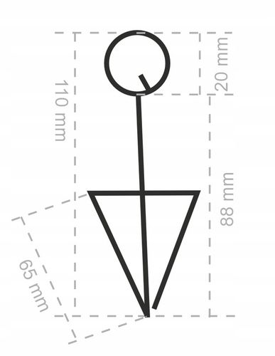 Podstawki cenowe trójkątne 25szt Studio Cen SC0004 na Arena.pl