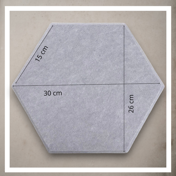 Panele Ścienne Filcowe 3D Heksagon Zagłówek Samoprzylepne Akustyczne Soft zdjęcie 6