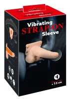 you2toys vibrating strap-on sleeve - model z 7 trybami, ładowany usb