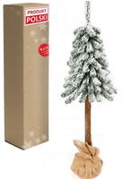 ŚWIERK ALPEJSKI NA PNIU 65cm CHOINKA OŚNIEŻONA