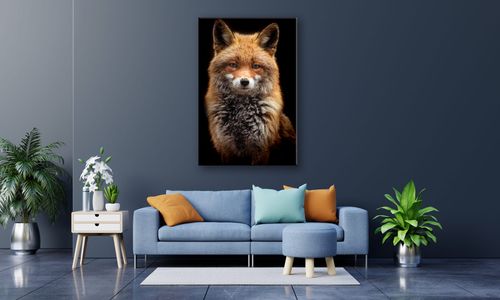 OBRAZ NA PŁÓTNIE 122 Lisek 60x90cm na Arena.pl