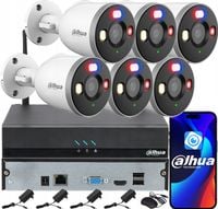Zestaw Monitoringu DAHUA Na 6 Kamer WiFi 3MPx F3D-PV Smart Dual Light Audio
