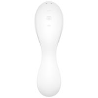 stymulator łechtaczki silikonowy satisfyer curvy trinity 5 biały