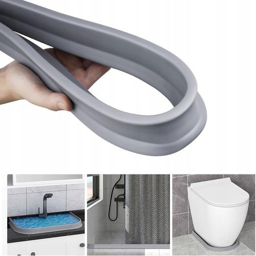 Próg prysznicowy Bariera Zapora wodna 200cm / 2m 50x30mm - SZARY na Arena.pl