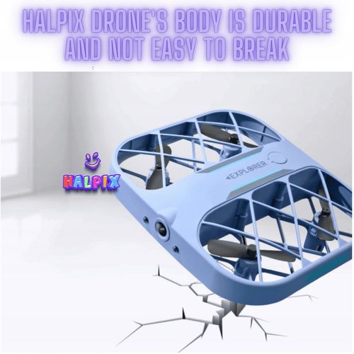 Trikowy mini dron Halpix zdalnie sterowany z kamerą 8K i Wi-Fi na Arena.pl