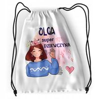 Plecak Sportowy Szkolny Dla Olgi Córki Dziecka Z Nadrukiem Ze Zdjęciem