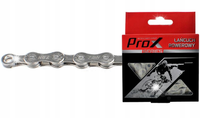 PROX S9 S2 Łańcuch 9 rzędowy 116L spinka SREBRNY