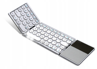 KLAWIATURA BEZPRZEWODOWA BLUETOOTH TOUCHPAD SKŁADANA PODRĘCZNA PODRÓŻNA