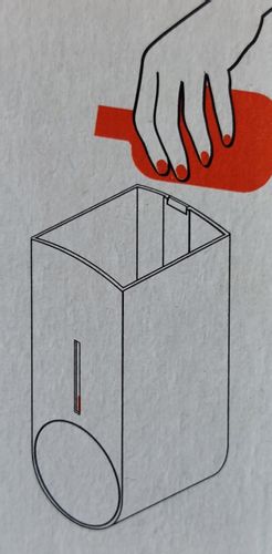 DOZOWNIK DO MYDŁA ŚCIENNY POLISTYREN 460ml BIAŁY na Arena.pl