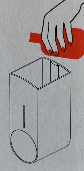 DOZOWNIK DO MYDŁA ŚCIENNY POLISTYREN 460ml BIAŁY zdjęcie 6