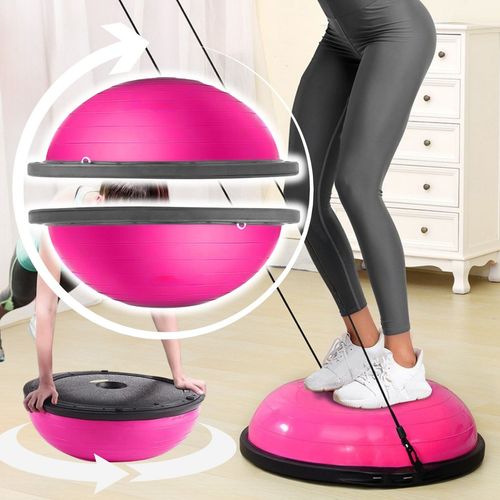 Platforma Do Balansowania Różowa Piłka Do Ćwiczeń Trener Równowagi na Arena.pl