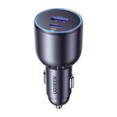 ładowarka samochodowa ugreen ec701, usb + usb-c, 63w (czarna)