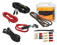 Zestaw okablowania do wzmacniacza samochodowego - Set 10GA Lexton LX Z007