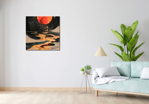 Obraz 70x70cm Planetarny Taniec na Arena.pl