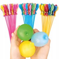 ZABAWKA WODNA BALONY NA WODĘ BOMBY WODNE Z NAPEŁNIACZEM WIELOKOLOR 111szt