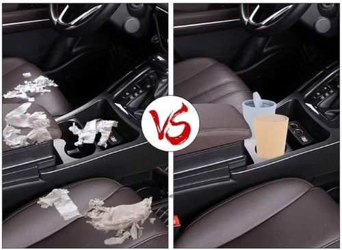 Kosz na śmieci mini samochodowy plastikowy 2szt na Arena.pl