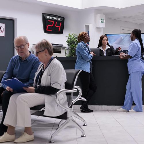 System kolejkowy MY TURN ELIMINACODE 2 cyfry czerwony z pilotem POWYSTAWOWY na Arena.pl