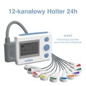TH12 Holter 24 godziny EKG 12-kanałowy Ai interpretacja wyników