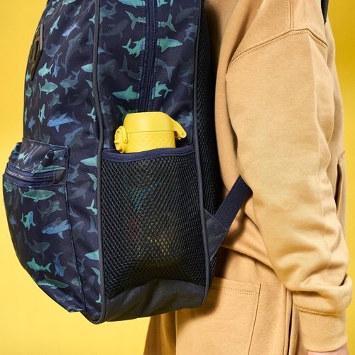 Bidon na wodę chłopięcy sportowy żółty twardy ustnik Dinozaury ION8 0,35 l na Arena.pl