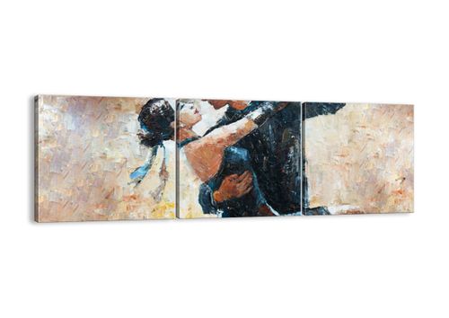 Obraz Na Płótnie - Tancerze Tango - 150X50 Cm - Ca150X50-3773 na Arena.pl