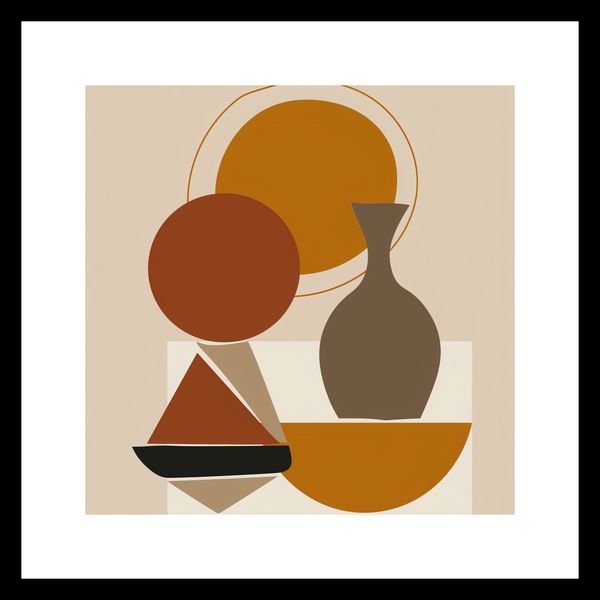 Plakat 20x20cm Geometryczna Utrata zdjęcie 3