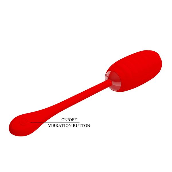 Pretty Love - Kirk Egg Red 12 Function Vibrations zdjęcie 11
