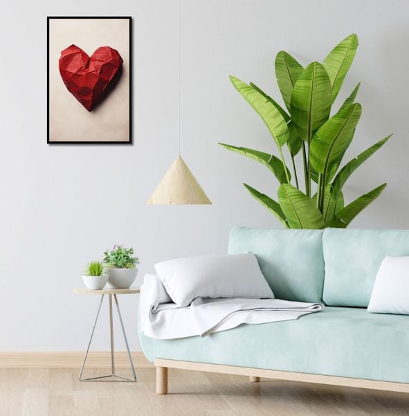 Plakat 40x60cm Kreślone Serce zdjęcie 4