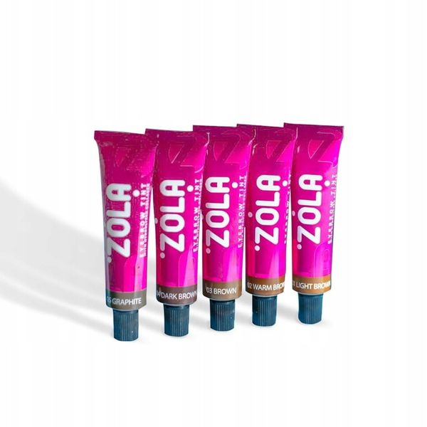 ZOLA - farba do brwi Dark Brown, 15 ml zdjęcie 2