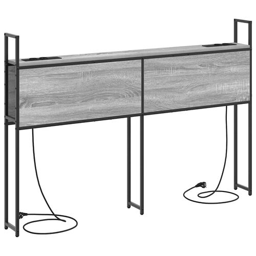 Szafka z Ładowaniem Z zagłówkiem Szary dąb sonoma 135 cm na Arena.pl