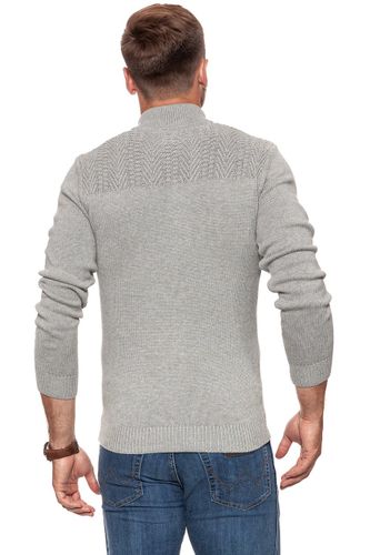 WRANGLER HALF ZIP GREY MARL W8625RJVB S na Arena.pl
