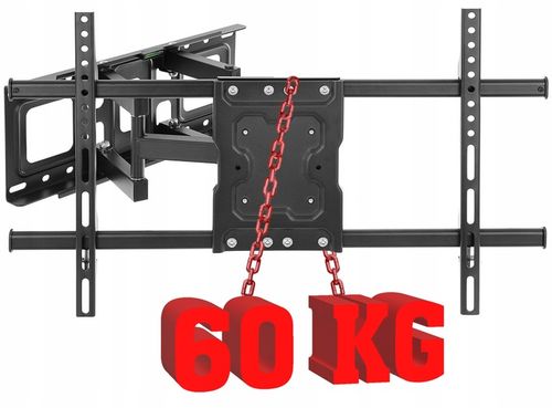 EXTRA MOCNY Uchwyt do Telewizora Wieszak TV 32-85 cal Uniwersalny TEST 60kg na Arena.pl