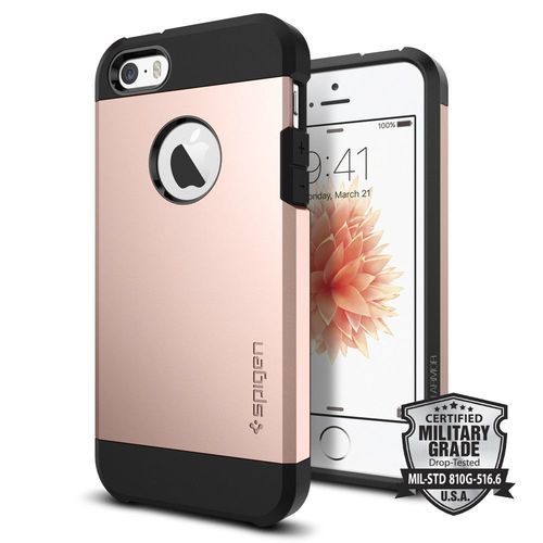 Spigen Tough Armor do iPhone 5s/ iPhone SE rose gold na Arena.pl