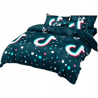 POŚCIEL 160x200 BAWEŁNA 2 POSZEWKI 70x80 PRZEŚCIERADŁO