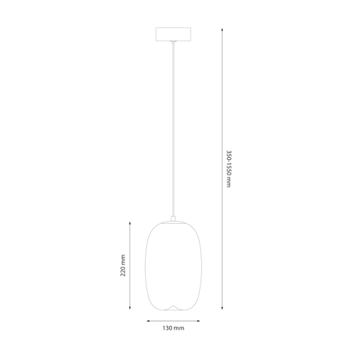 Lampa wisząca Vaso 3 Biały 4W na Arena.pl