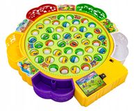 Gra Zrecznościowa Rodzinna Wędkowanie Łowienie Ryb 5 wędek 45 rybek