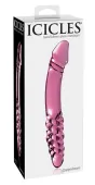 pipedream icicles model 24 - szklany masażer dwustronny 23 cm