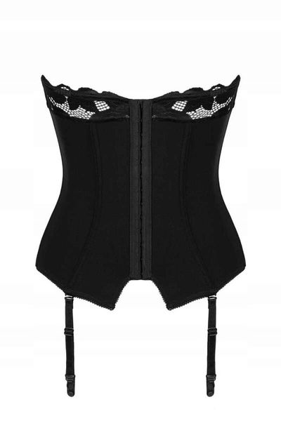 Obsessive Gorset Editya czarny M/L zdjęcie 6