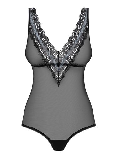 Czarne body 869-TED-1 S/M. Prześwitujące. na Arena.pl