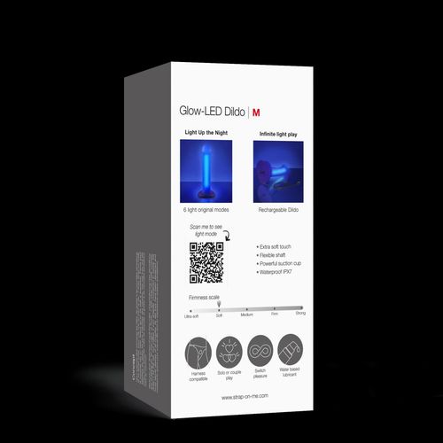 Glow-Led Dildo Purple - M na Arena.pl