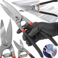 NOŻYCE RĘCZNE DO CIĘCIA BLACHY METALU PROSTE 30 cm MOCNE SOLIDNE!!