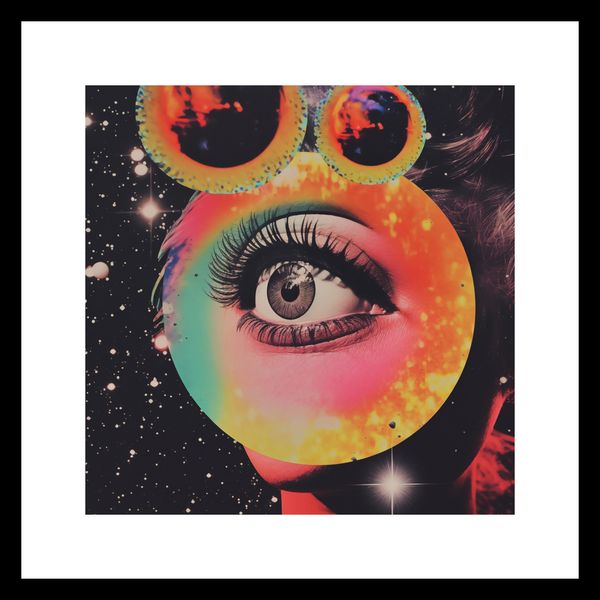 Plakat 20x20cm Oko w Kosmosie zdjęcie 3