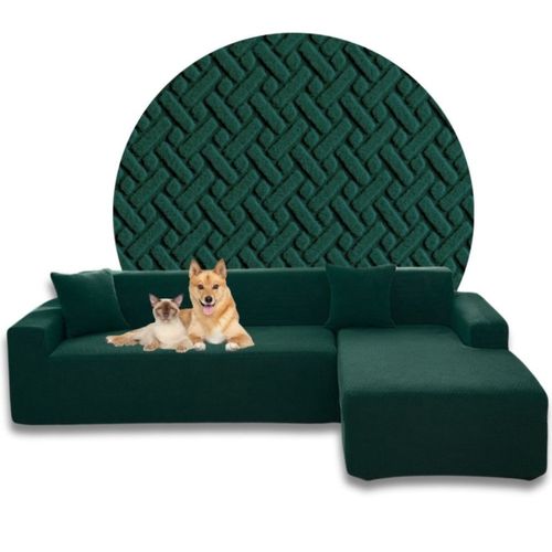 POKROWIEC NA NAROŻNIK KANAPĘ SOFĘ ŻAKARD JODEŁKA na Arena.pl